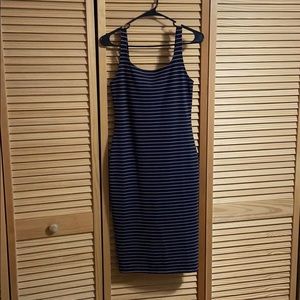 Fitted striped dress
